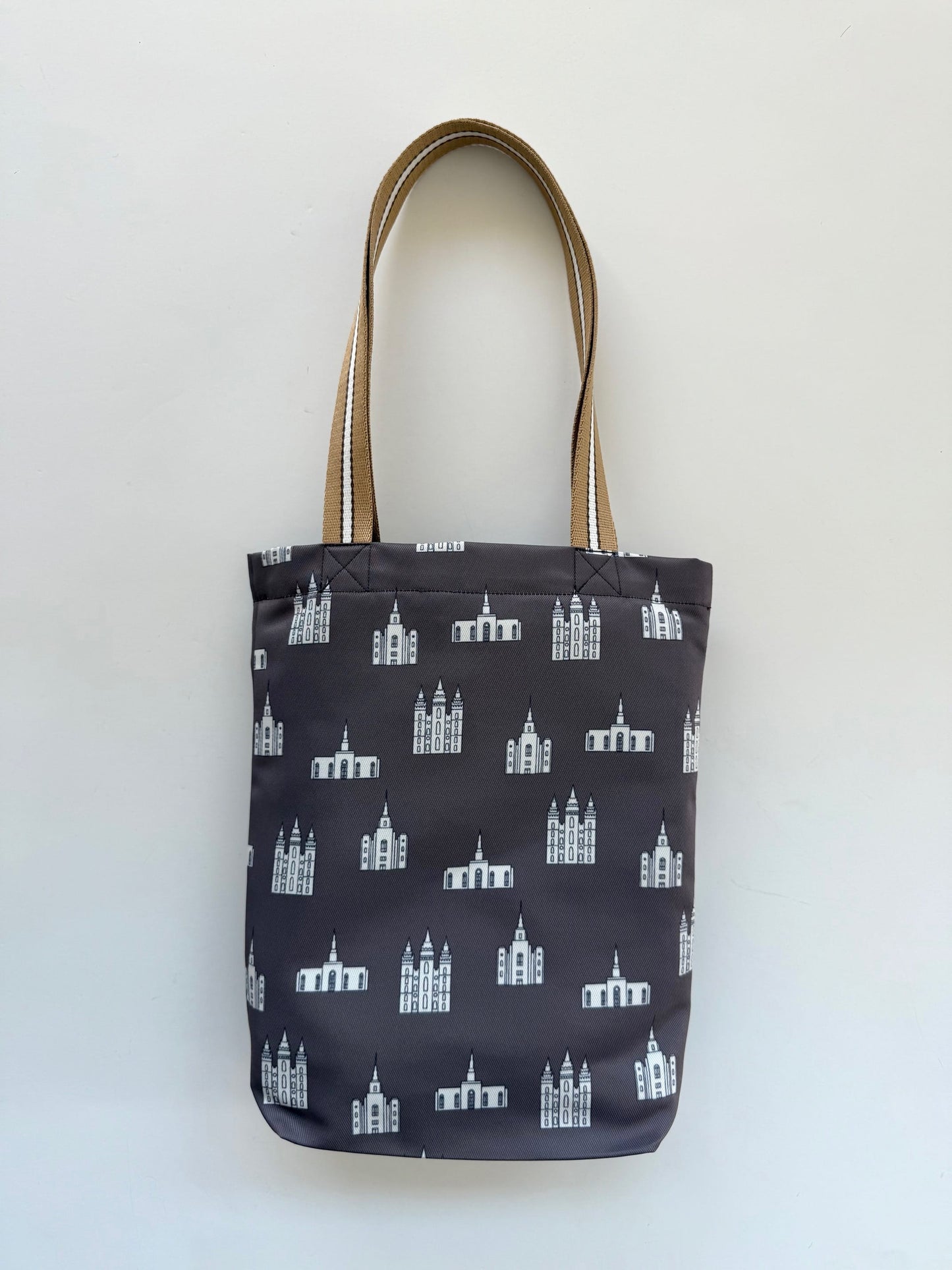 Everyday Scripture and Little Church Tote Bag with Temples lining