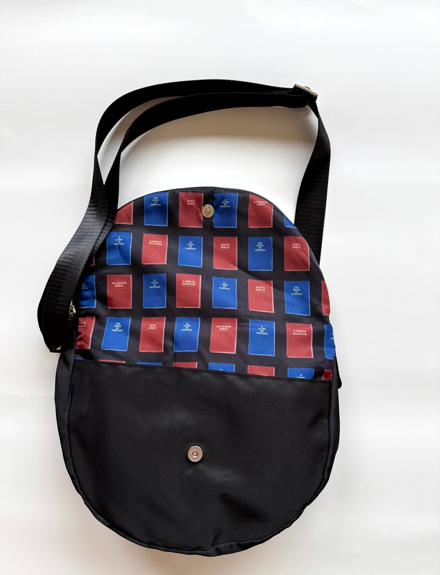 Smiley LDS Sister Missionary Crossbody Bag
