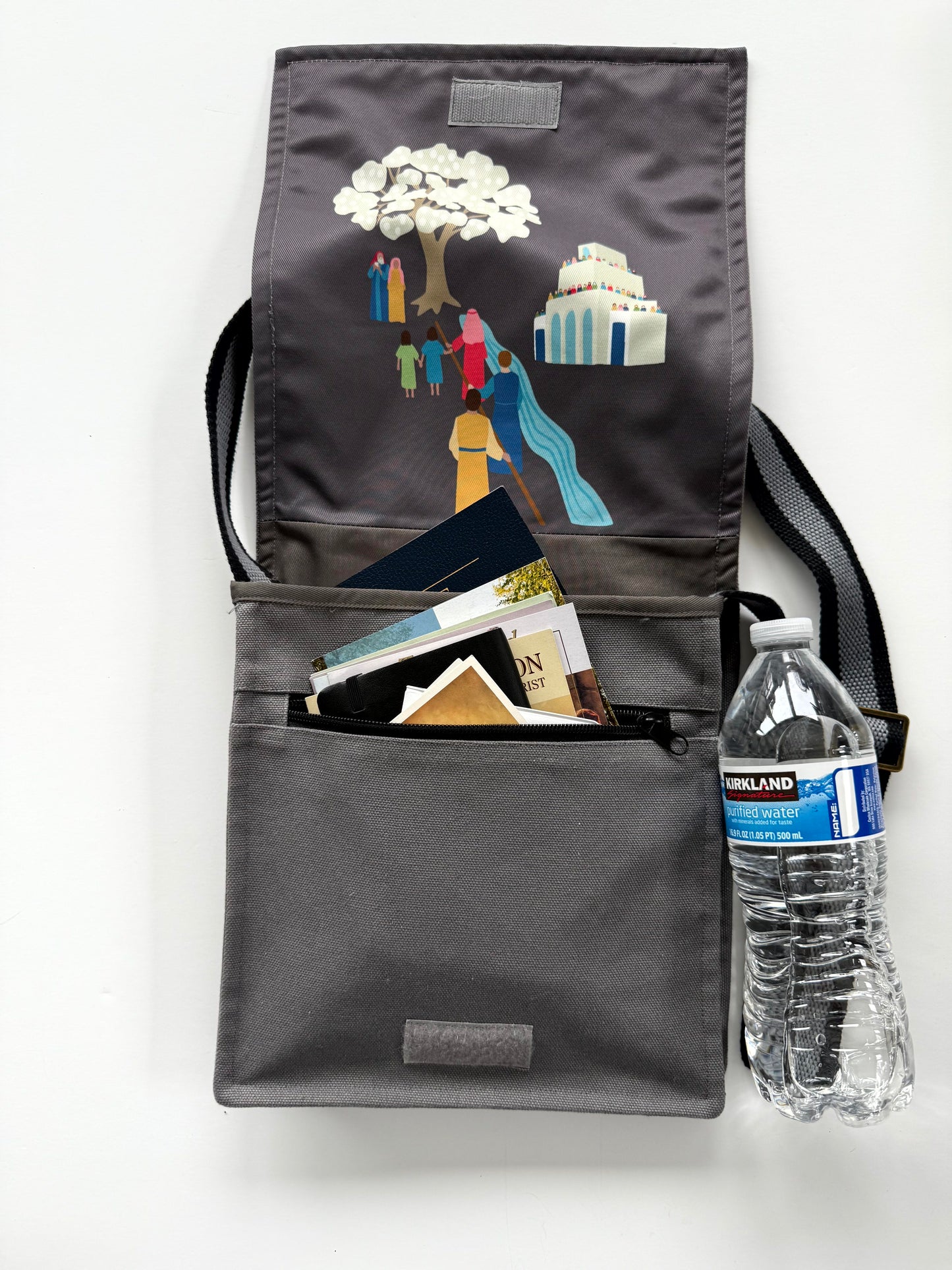Iron Rod LDS Missionary Bag - Crossbody Messenger Bag for Elders & Sisters