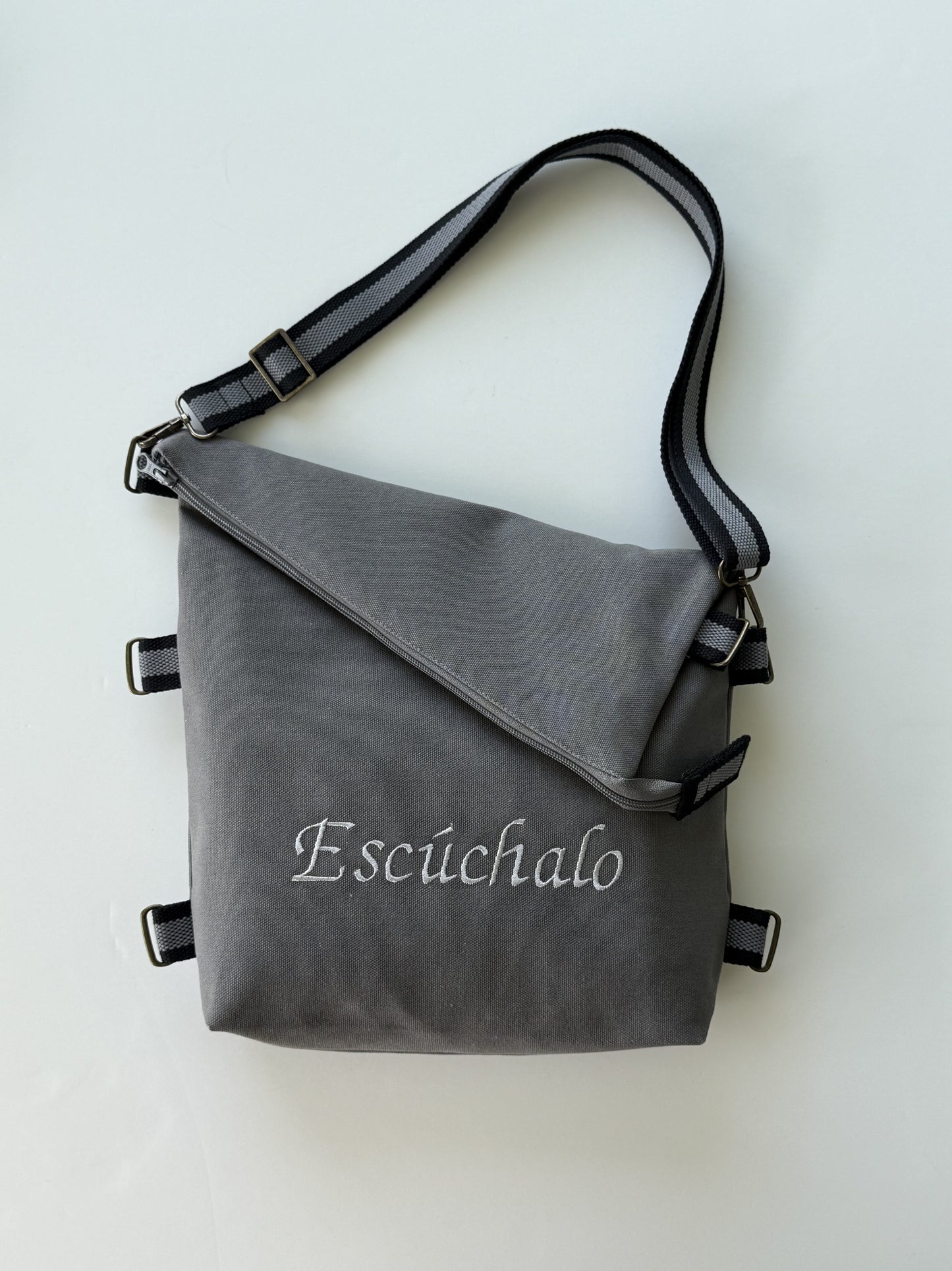Go and Do Missionary Bag Canvas Gray