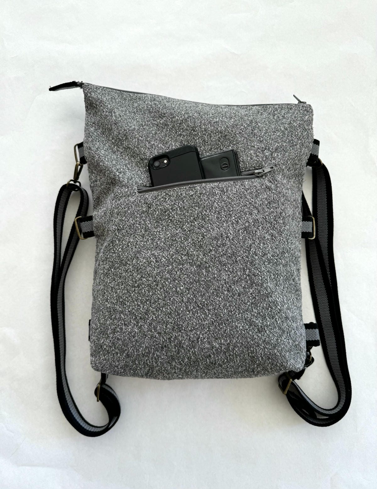 3-In-1 Missionary Bag with phone and wallet inside zippered back pocket