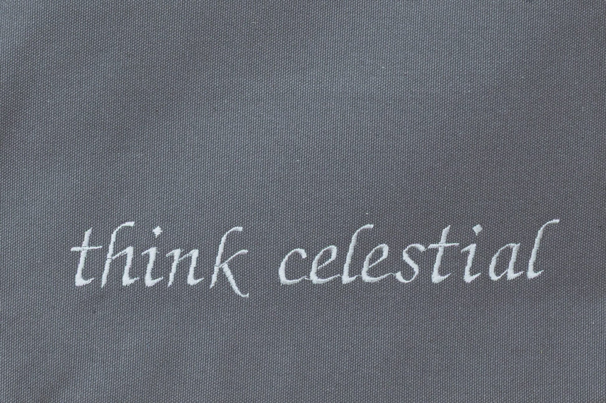 Think Celestial Embroidery English