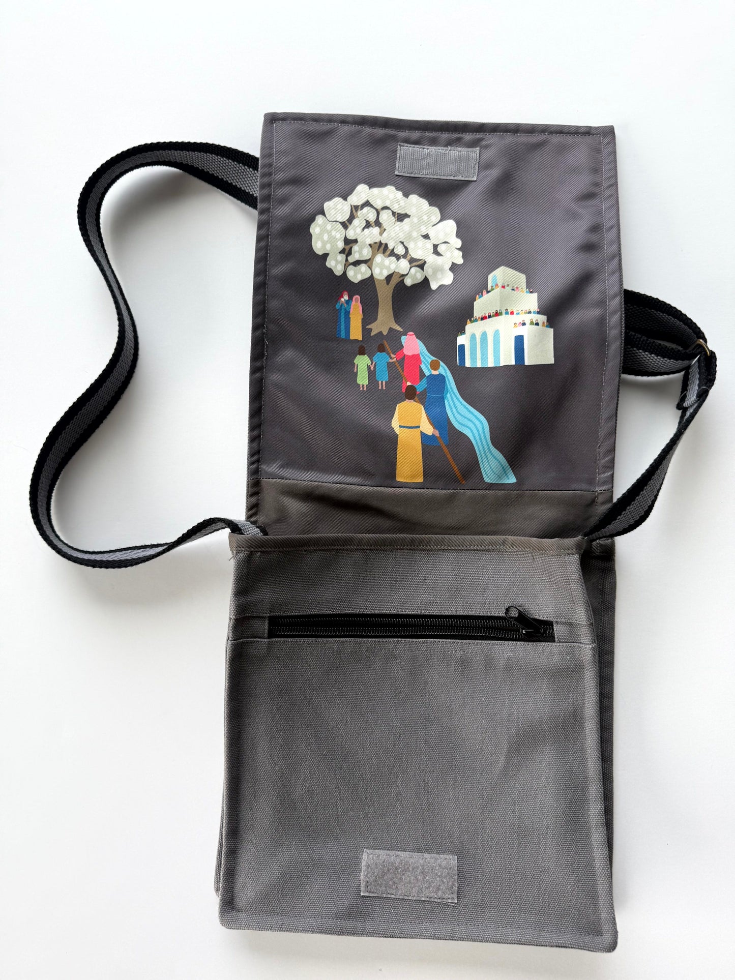 Iron Rod LDS Missionary Bag - Crossbody Messenger Bag for Elders & Sisters