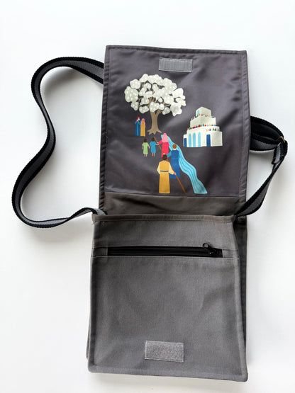 Iron Rod LDS Missionary Bag - Crossbody Messenger Bag for Elders & Sisters
