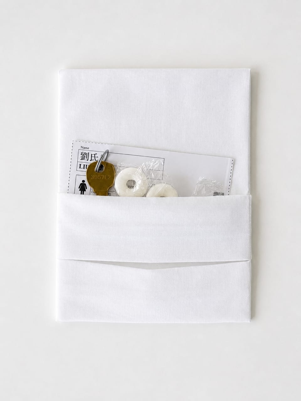 Temple Key & Card Organizer Pouch