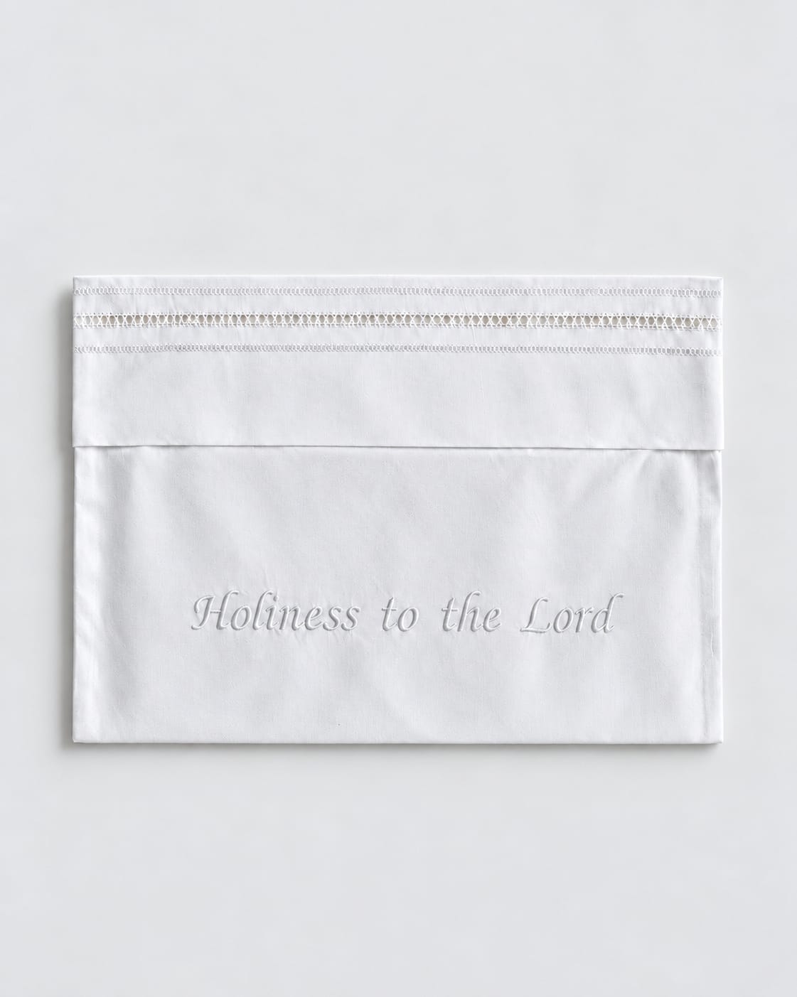 Premium Holiness to the Lord Embroidered LDS Temple Envelope