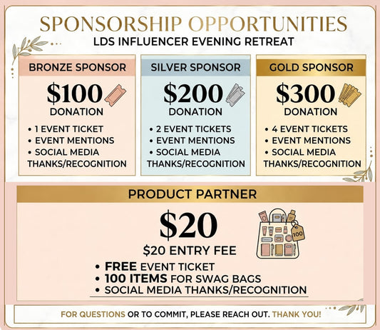 Ye Are the Light Creators Conference Sponsorship and Product Partner Opportunities
